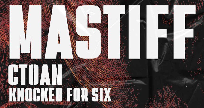 mastiff!! with ctoan and knocked for six poster